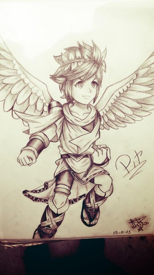 538x960 Pit Kid Icarus Sketch By Liamenietowlove - Icarus Sketch