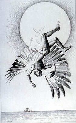 250x407 Down The Origins Of Human Flight Blog Posts - Icarus Sketch