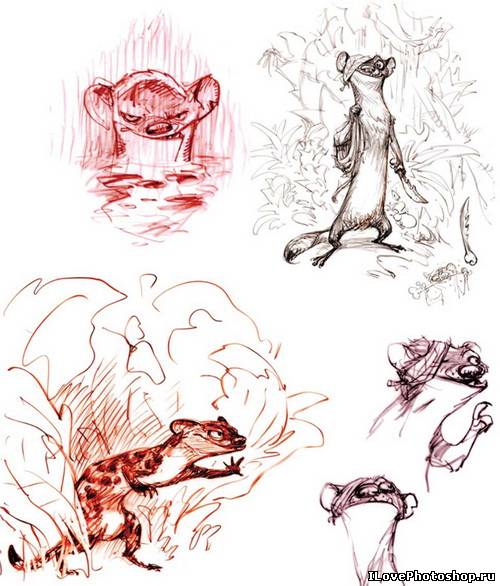 500x586 Image - Ice Age Sketch