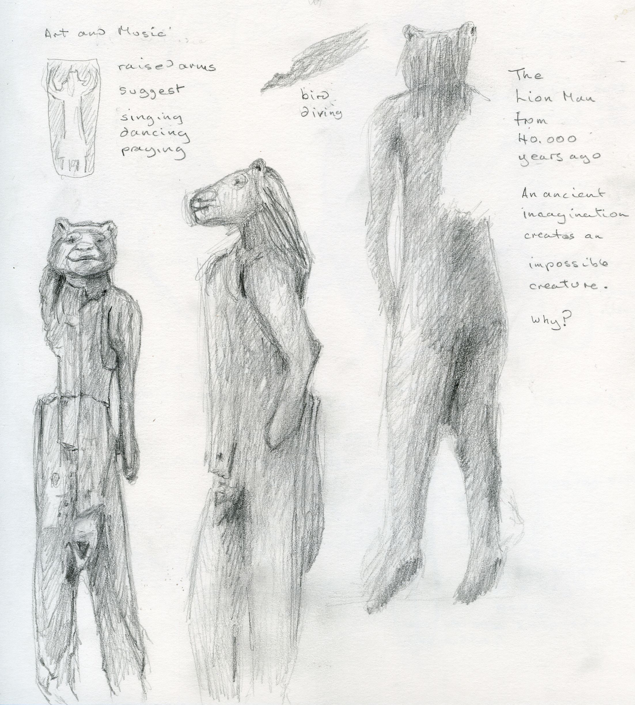 2205x2447 Inspiration From The Ice Age And Nigerian Sculpture Jo Hall - Ice Age Sketch