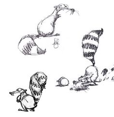 236x241 The 10 Best Ice Age Images - Ice Age Sketch