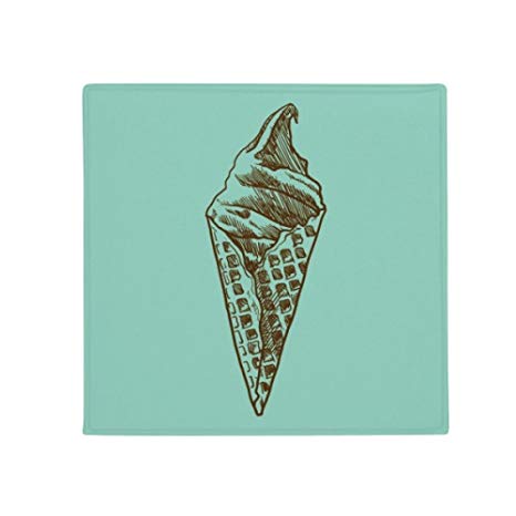 466x466 Cream Chocolate Sketch Ice Cream Cones Anti Slip Floor - Ice Cream Cone Sketch
