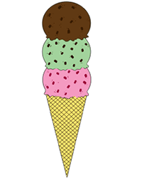 214x250 Cartoon Ice Cream Step By Step Drawing Lesson - Ice Cream Scoop Sketch