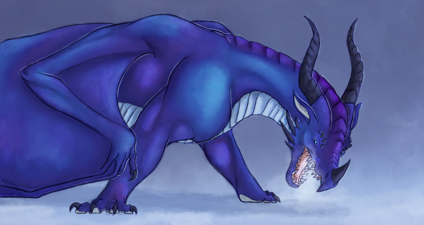 1366x725 Chiara M. - Ice Dragon Sketch