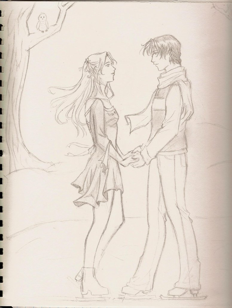 776x1030 Ice Skating - Ice Skating Sketch