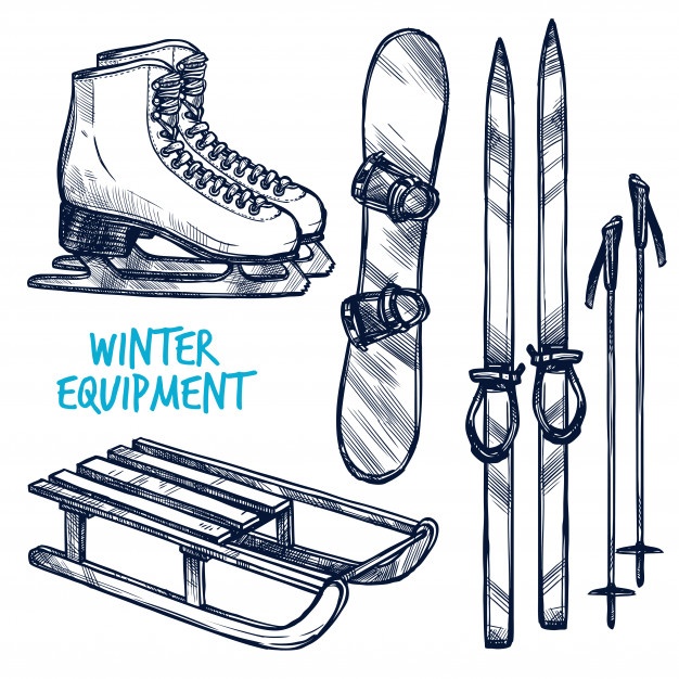 626x626 Ice Skating Vectors, Photos And Psd Files Free Download - Ice Sketch