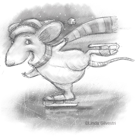 450x446 Ice Skating Sketched Out - Ice Sketch