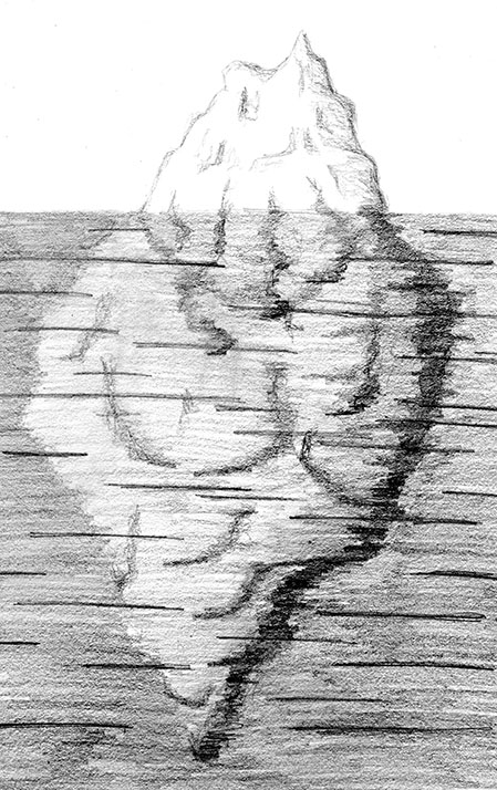 449x714 Iceberg Creativeliz - Iceberg Sketch