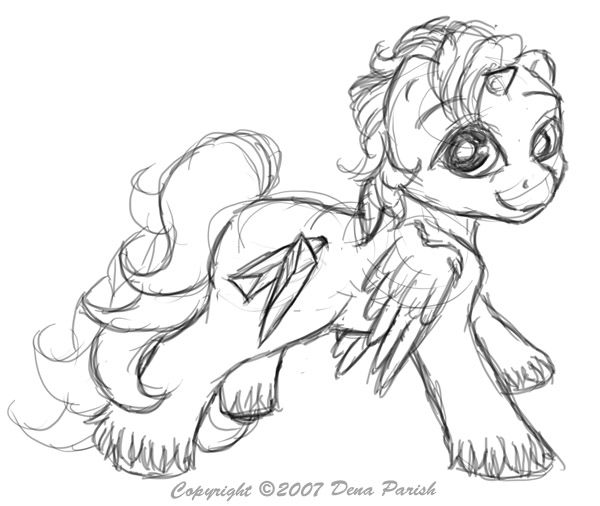 600x506 Iceberg Sketch By Flyingpony - Iceberg Sketch