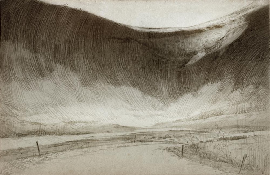 920x598 Iceland Sketches Whale Road, An Art Print By Rovina Cai - Iceland Sketch