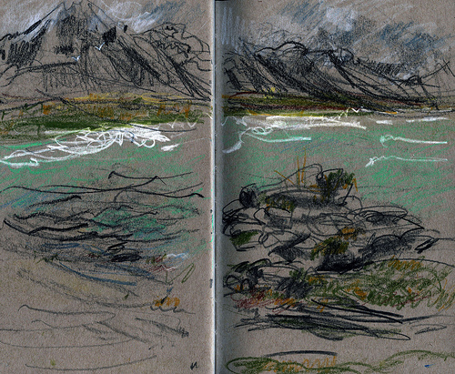 500x411 Laurelines Iceland Made It And Back! - Iceland Sketch