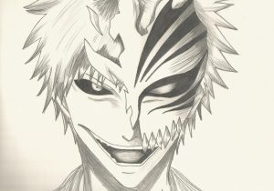 300x210 Ichigo Kurosaki Sketch Ichigo Kurosaki - Ichigo Hollow Sketch