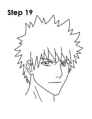 300x388 How To Draw Ichigo Kurosaki - Ichigo Kurosaki Sketch
