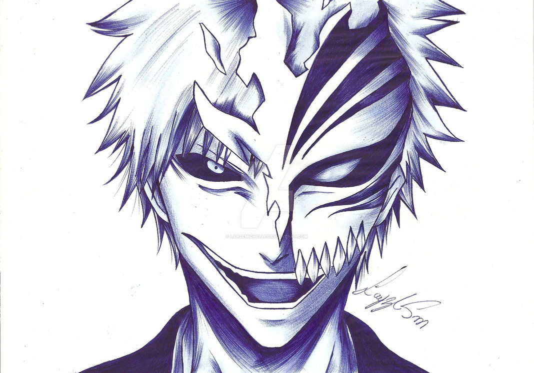 Ichigo Kurosaki Sketch at PaintingValley.com | Explore collection of ...