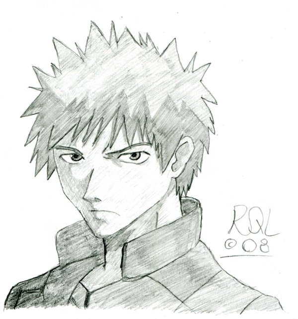 600x642 Ichigo Kurosaki Sketch. By Rql - Ichigo Kurosaki Sketch