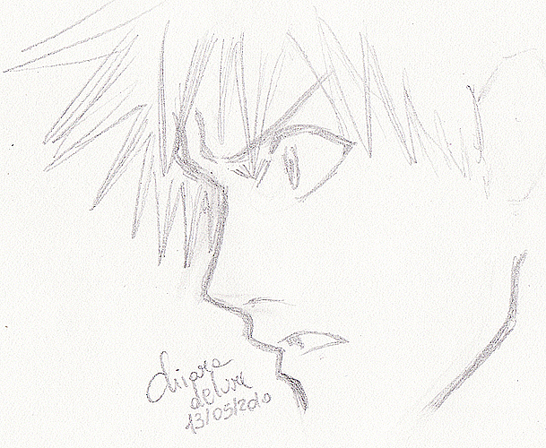 609x500 Bleach - Ichigo Sketch