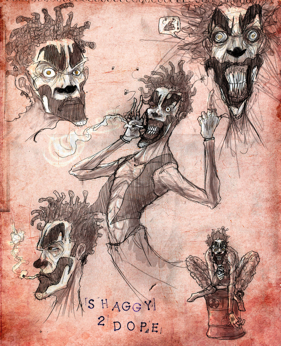 900x1106 Dark Carnival Shaggy 2 Dope By Drewtheunquestioned - Icp Sketches