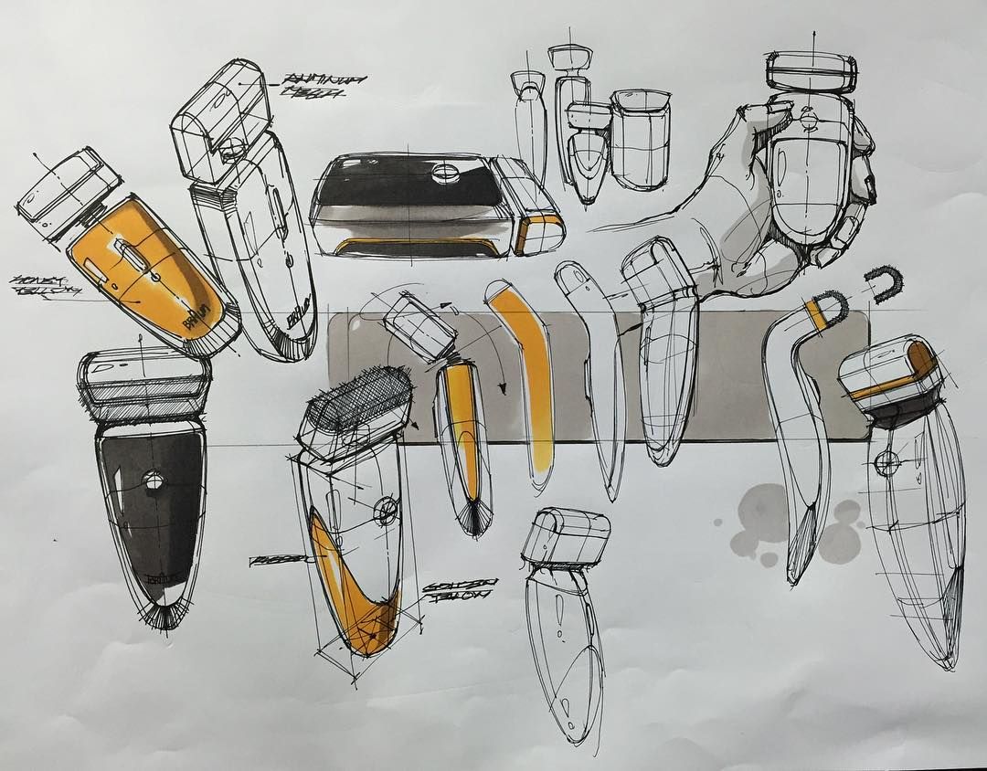 1080x844 Product Idea Sketch(Electric Razor) Book Sale - Idea Sketch