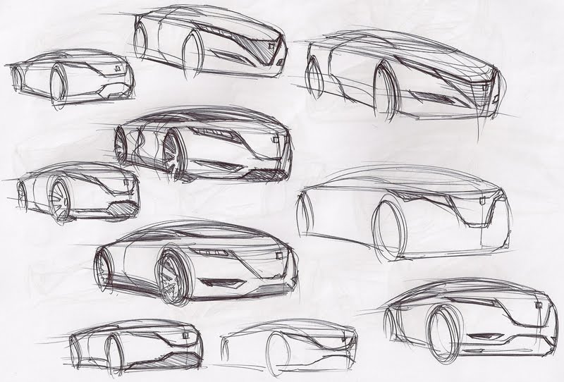 800x542 Ideation Sketches New Auto Car Design - Ideation Sketches