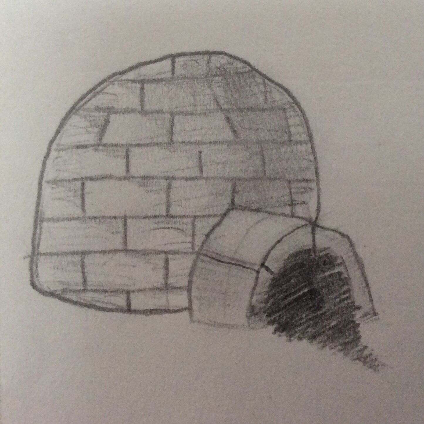 1445x1445 Igloo Sketch My Art Sketches - Igloo Sketch
