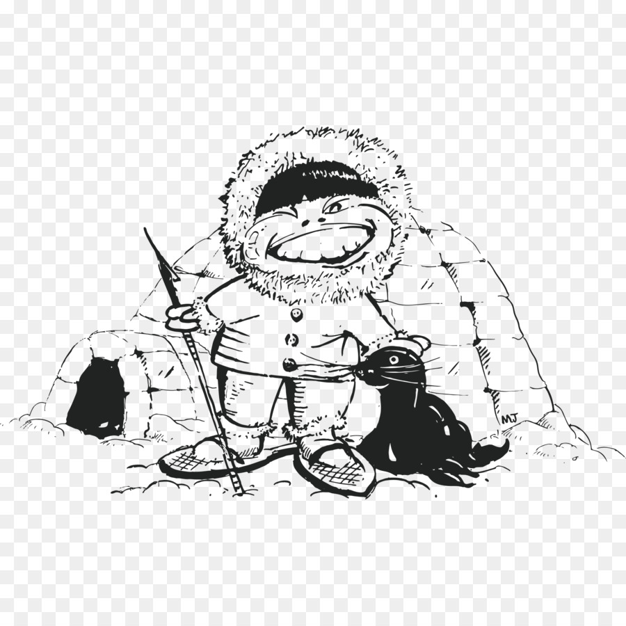 900x900 Line Art Visual Arts Homo Sapiens Sketch - Igloo Sketch