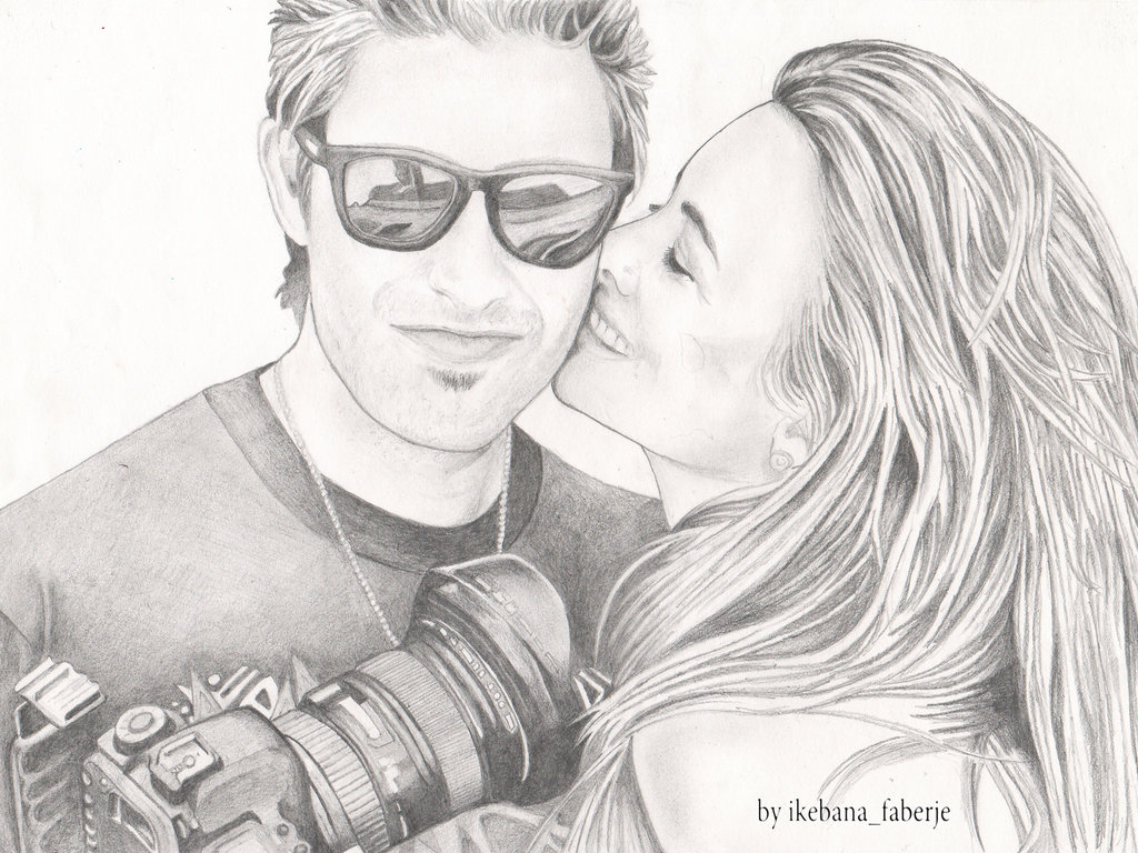 1024x768 Jeff Janke And Amber Goetz Sketch By Ikebana Faberje - Ikebana Sketch