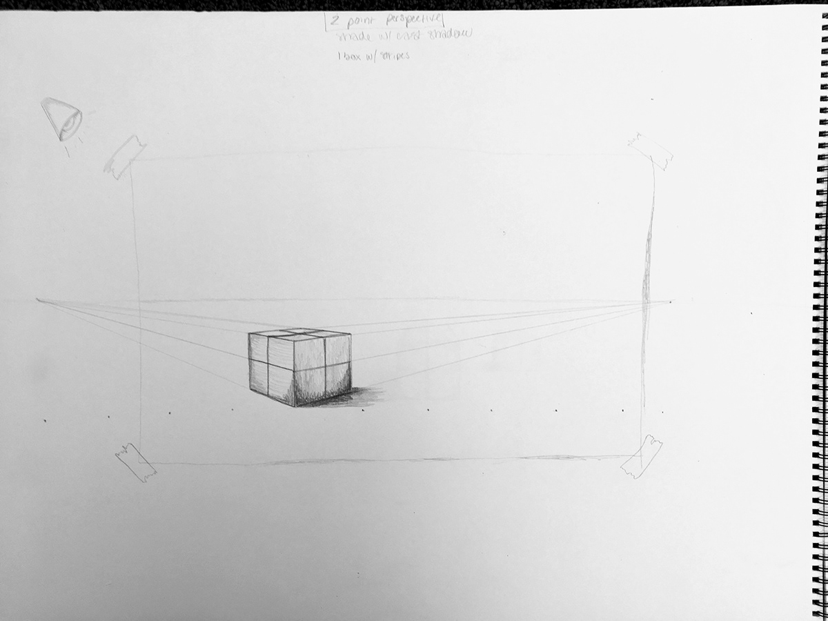 1200x900 Assignment Vi Spatial Illusion Sketches On Behance - Illusion Sketches