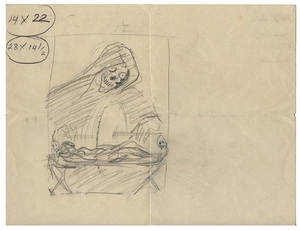 300x231 Pair Of Illusion Sketches By Blackstone. Lot Art - Illusion Sketches