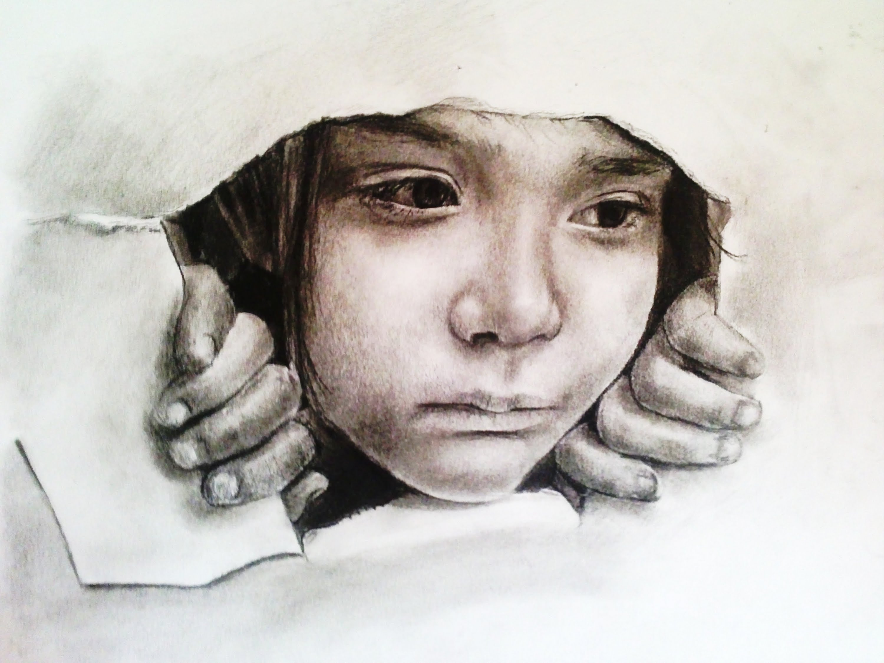 3000x2250 3d Portrait Drawings And Sketches - Illusion Sketches