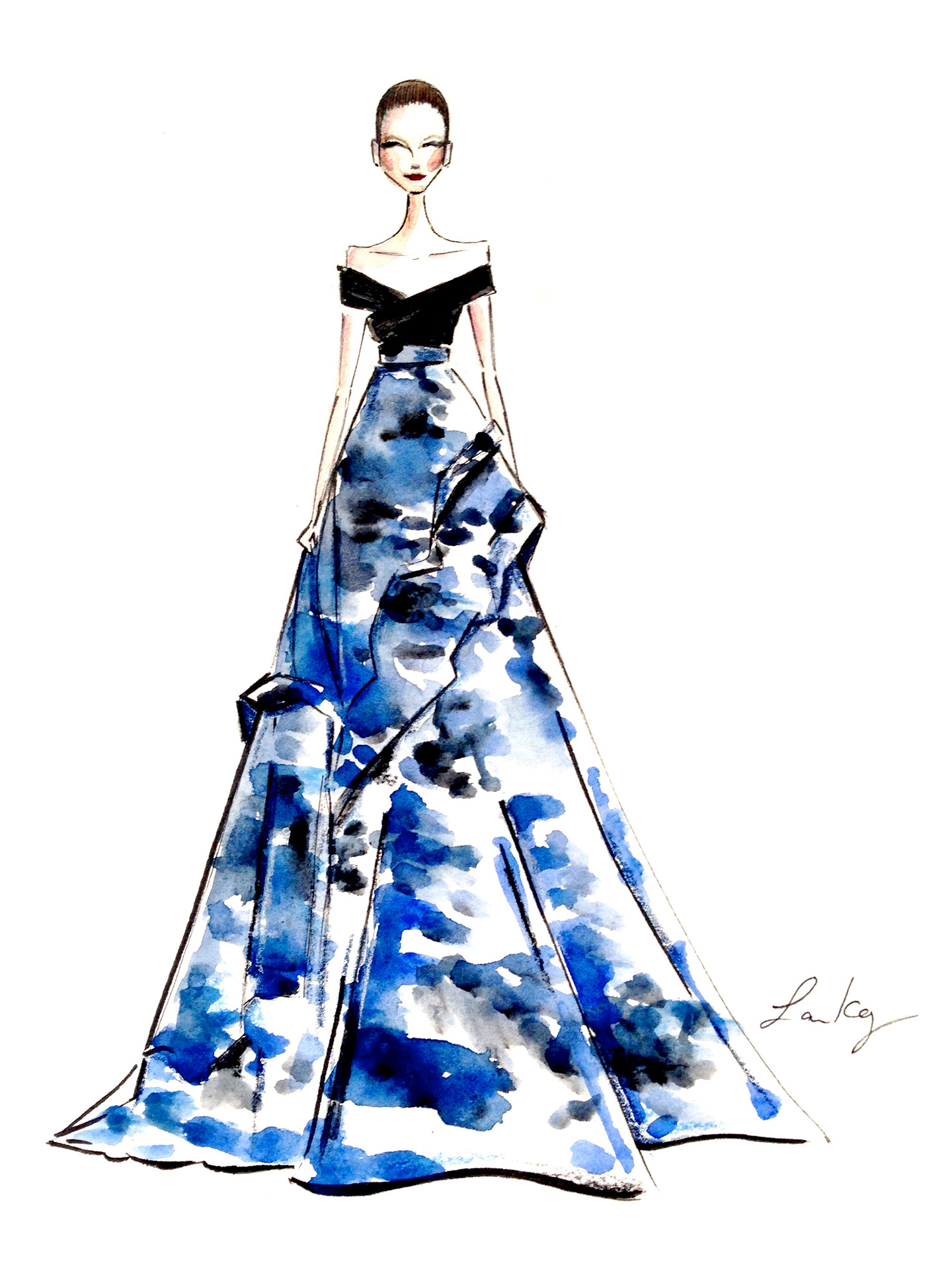 1440x1920 5 Must Follow Fashion Illustrators On Instagram Vanity Fair - Illustration Sketches