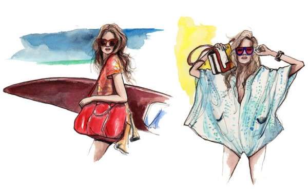 600x368 Youthful Glamazon Sketches Inslee Haynes Fashion Illustrations - Illustrations Sketches