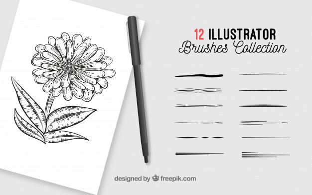 626x391 Illustrator Brushes Vectors, Photos And Psd Files Free Download - Illustrator Sketch Brushes
