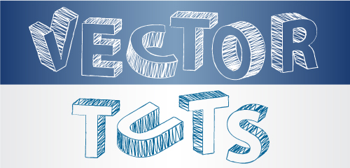 500x240 Quick Tip How To Create A 3d Sketch Text Effect - Illustrator Sketch Effect