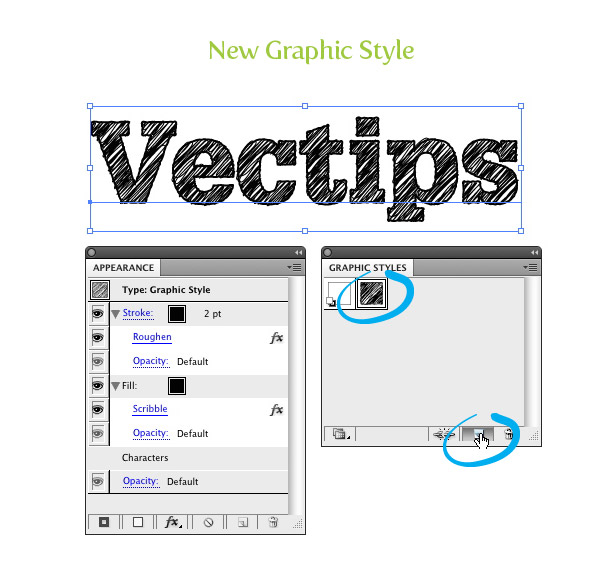 600x587 Turn Any Font Into A Sketch Font - Illustrator Sketch Effect