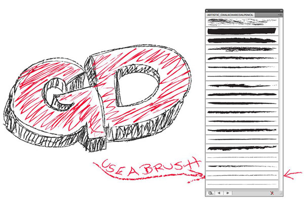 600x396 Vector - Illustrator Sketch Effect