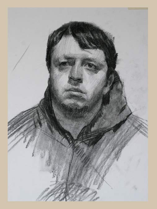 507x675 Portrait Drawing Technique With Charcoal, Louis Smith - Images Charcoal Sketch