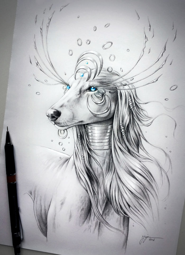 700x964 Imagination Drawing, Pencil, Sketch, Colorful, Realistic Art - Imagination Sketch