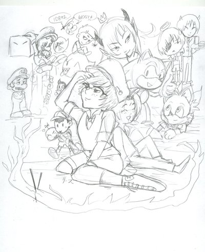 400x492 Imagination Sketch By Manuelmishonu - Imagination Sketch