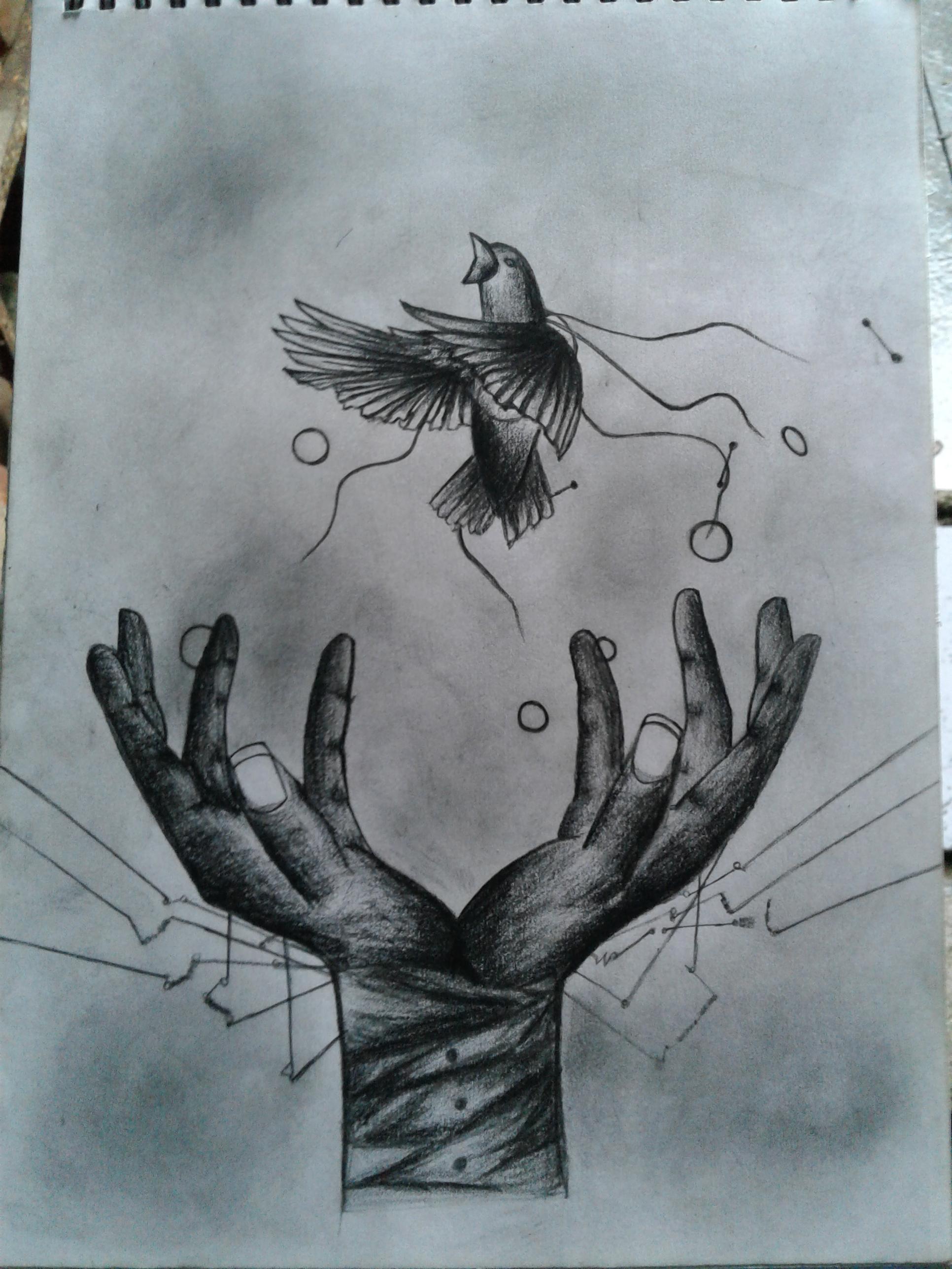 1932x2576 Imagine Dragons Album Cover - Imagine Sketch