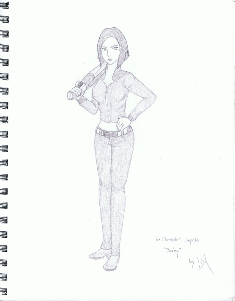 790x1012 Fem Hum Impala (Sketch) By Lionclawz - Impala Sketch