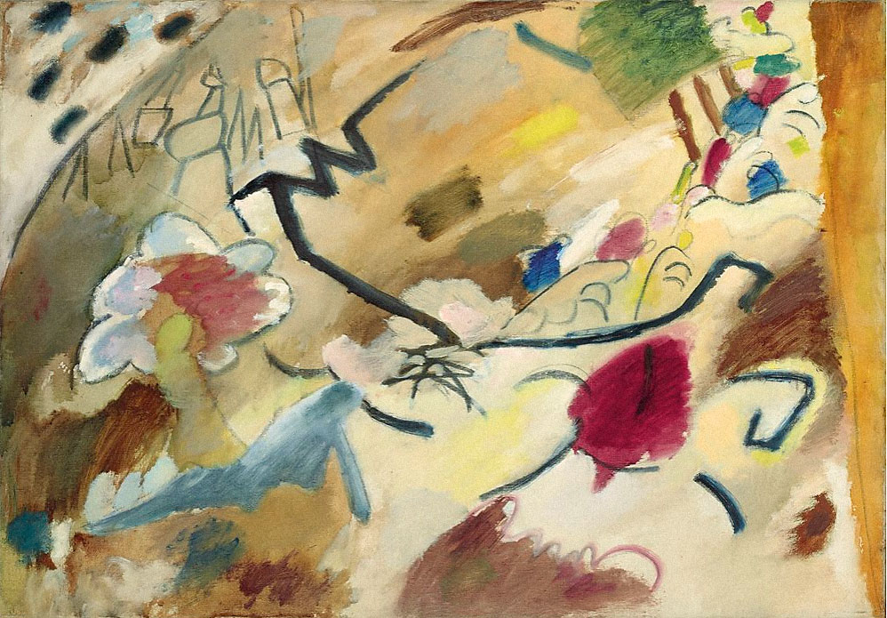 998x695 Wassily Kandinsky Improvisation With Horses (Sketch For - Improvisation Sketch