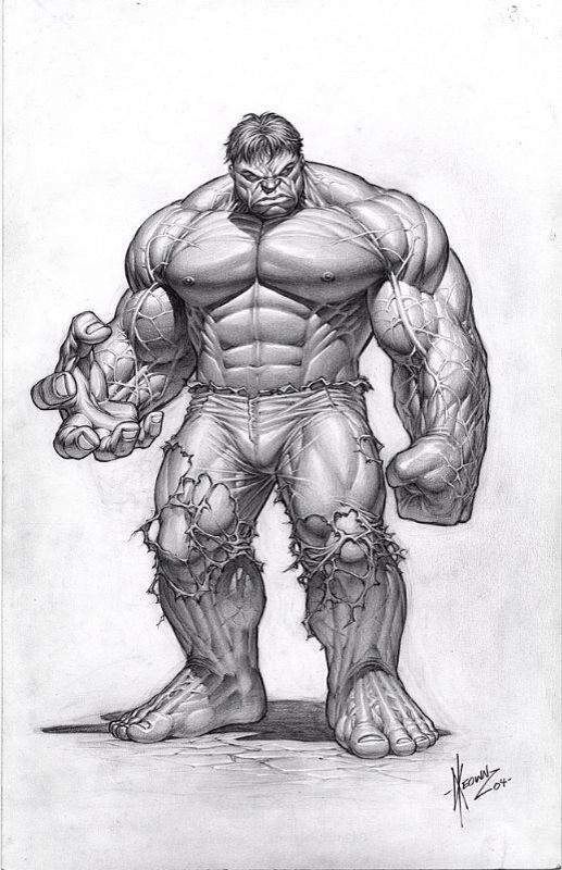 517x800 Hulk - Incredible Hulk Sketch