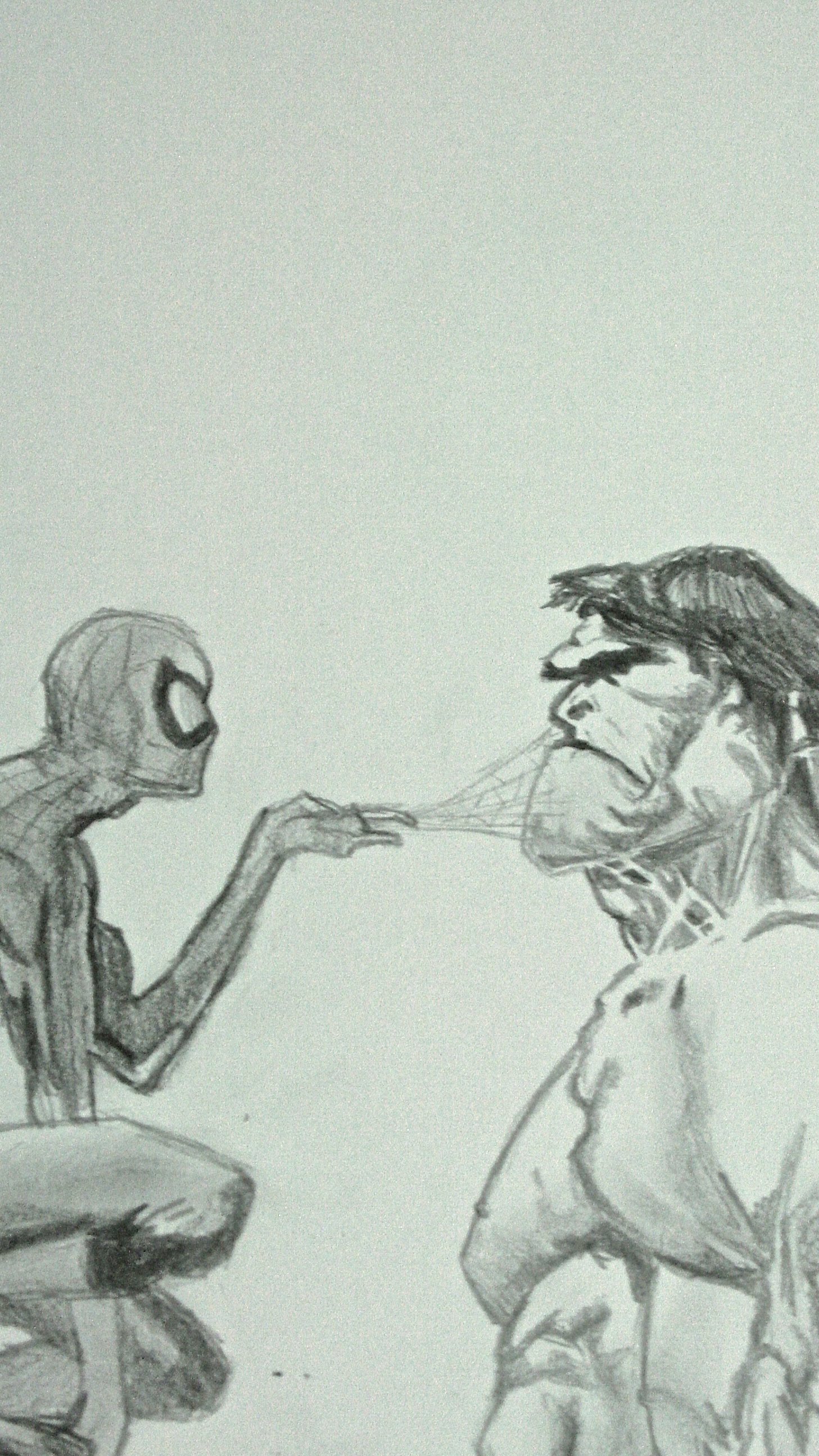 1457x2591 The Amazing Spiderman And The Incredible Hulk Drawing - Incredible Hulk Sketch