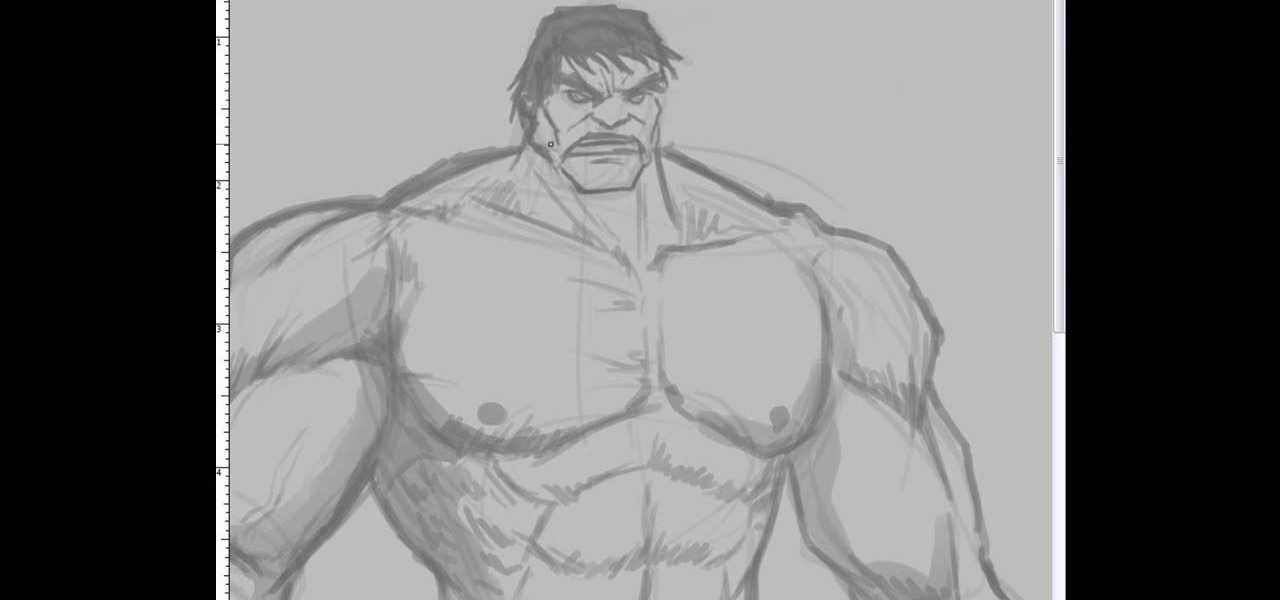 1280x600 How To Draw The Incredible Hulk Drawing Amp Illustration - Incredible Hulk Sketch