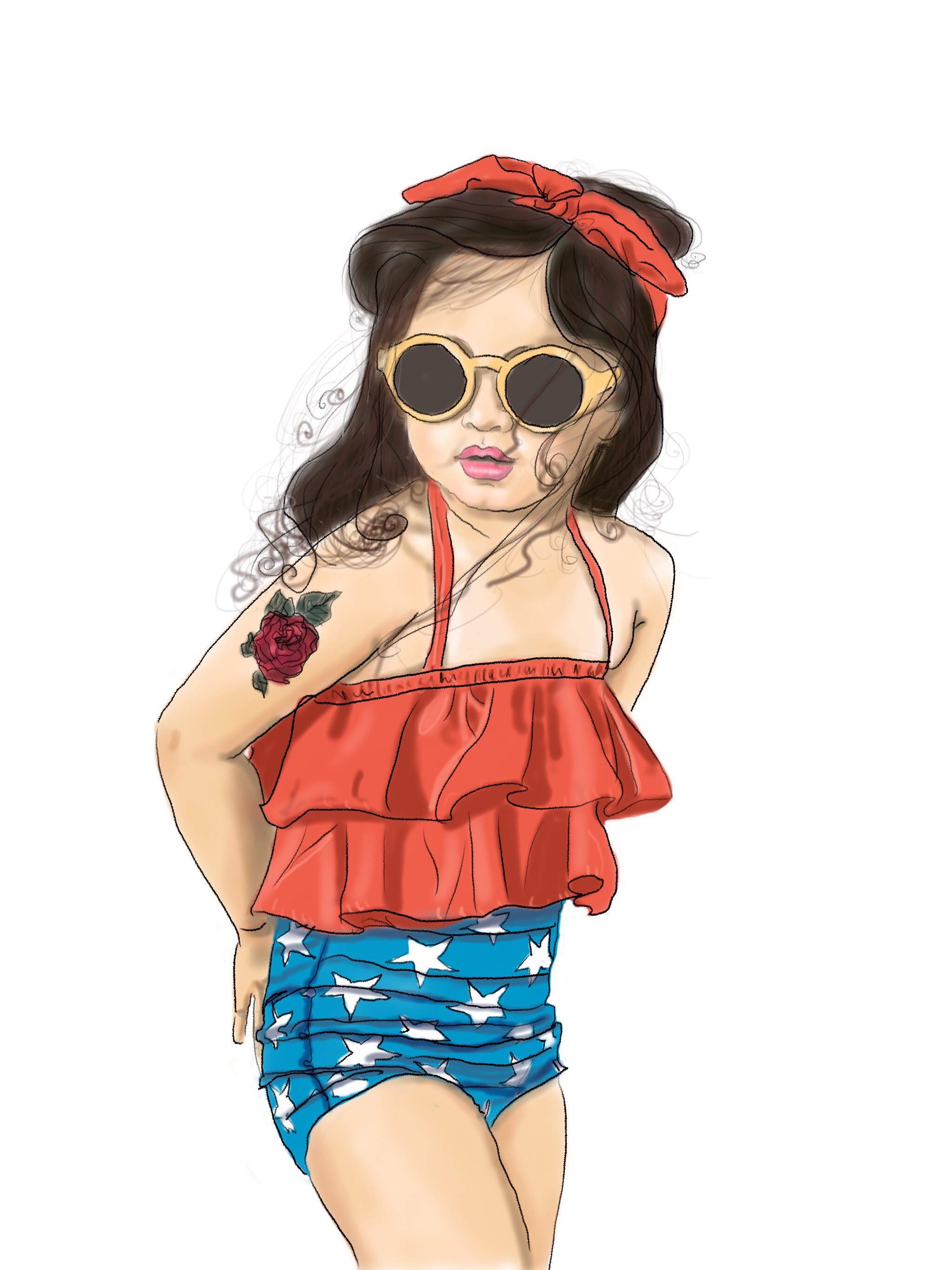 2048x2732 Independence Day The Hare Sketches - Independence Day Sketch