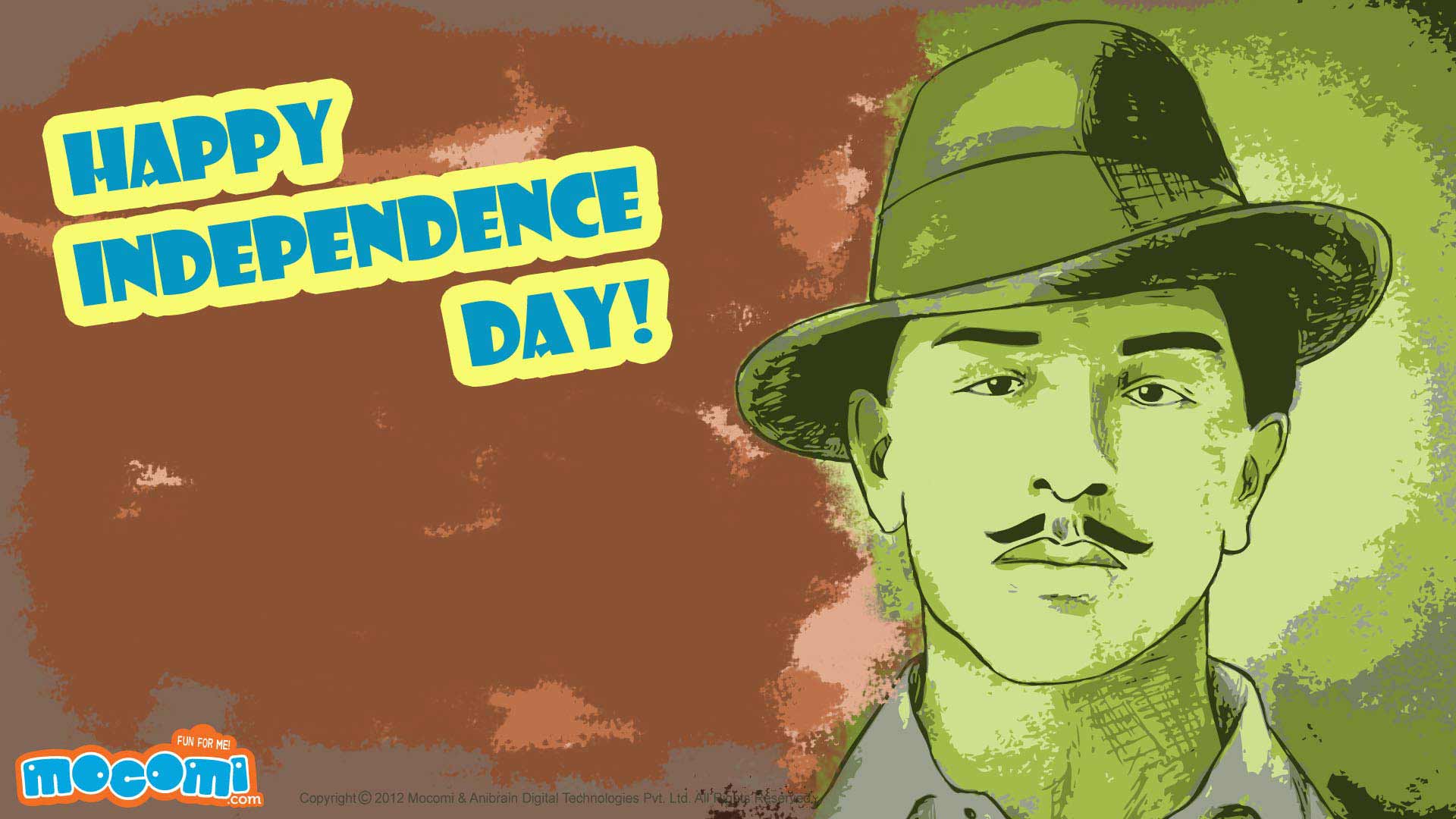 1920x1080 Bhagat Singh - Independence Day Sketch