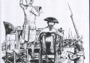 300x210 Declaration Of Independence Drawing - Independence Sketch