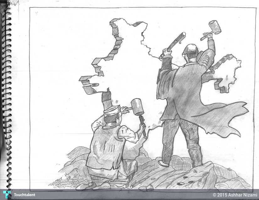 825x637 Happy Independence Day ) Touchtalent - Independence Sketch