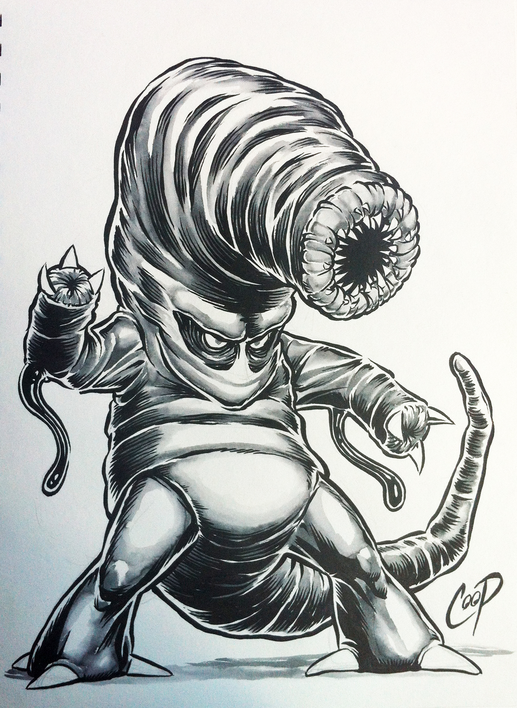 1712x2344 Sketch For Sale Monster 2 Positive Ape Index - Index Sketch