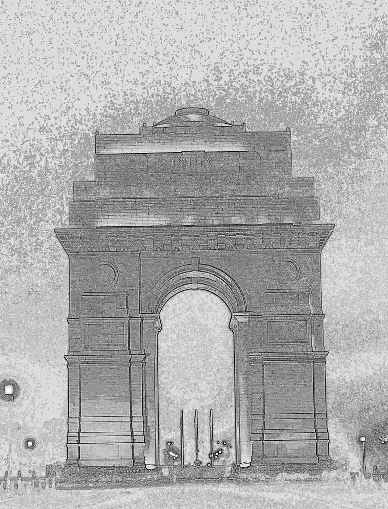 India Gate Sketch At Explore Collection Of India